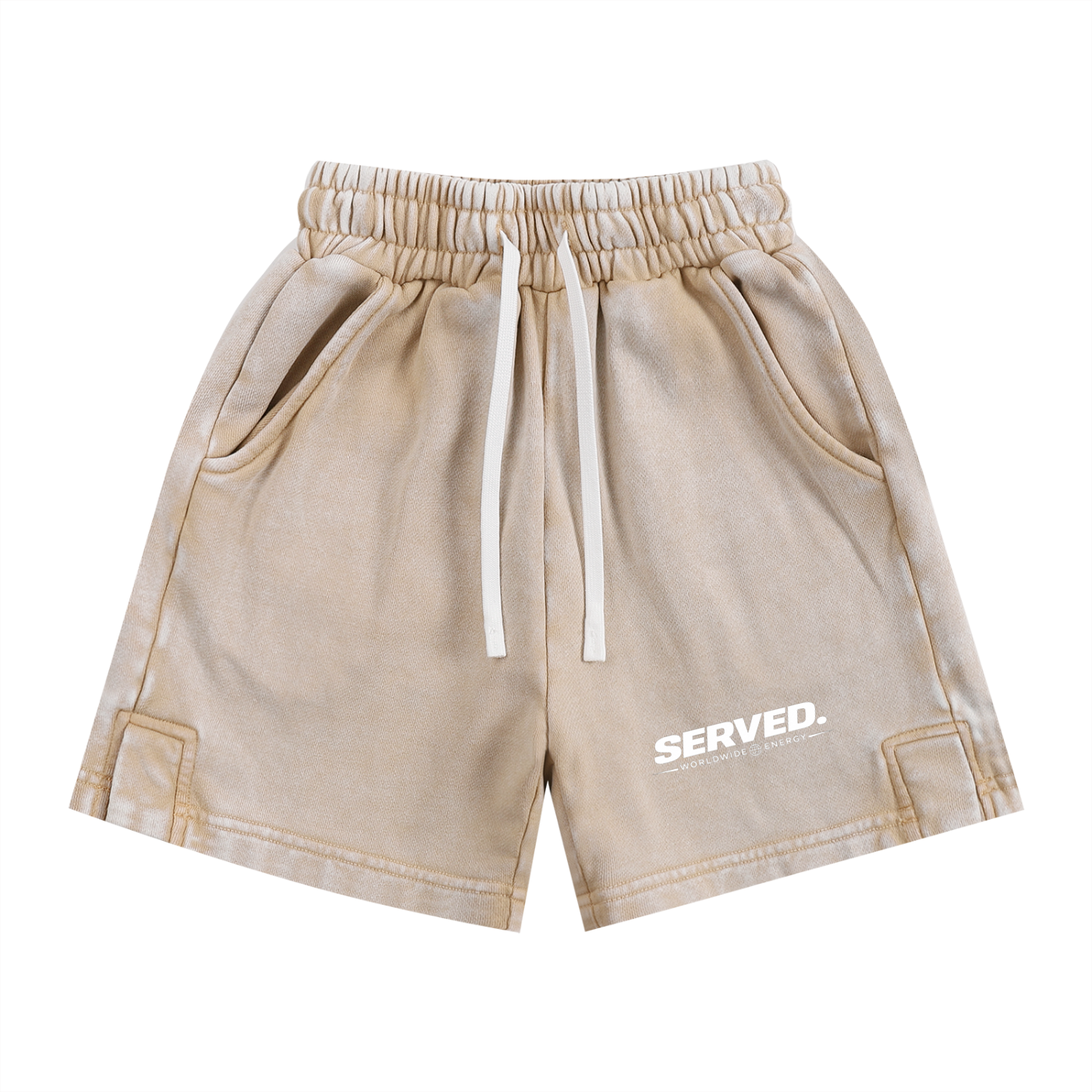 Served. Worldwide Energy Washed Kid's Shorts