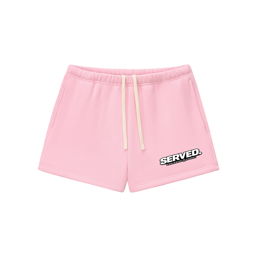 Served. Worldwide Energy Women's Drawstring Sweatshorts