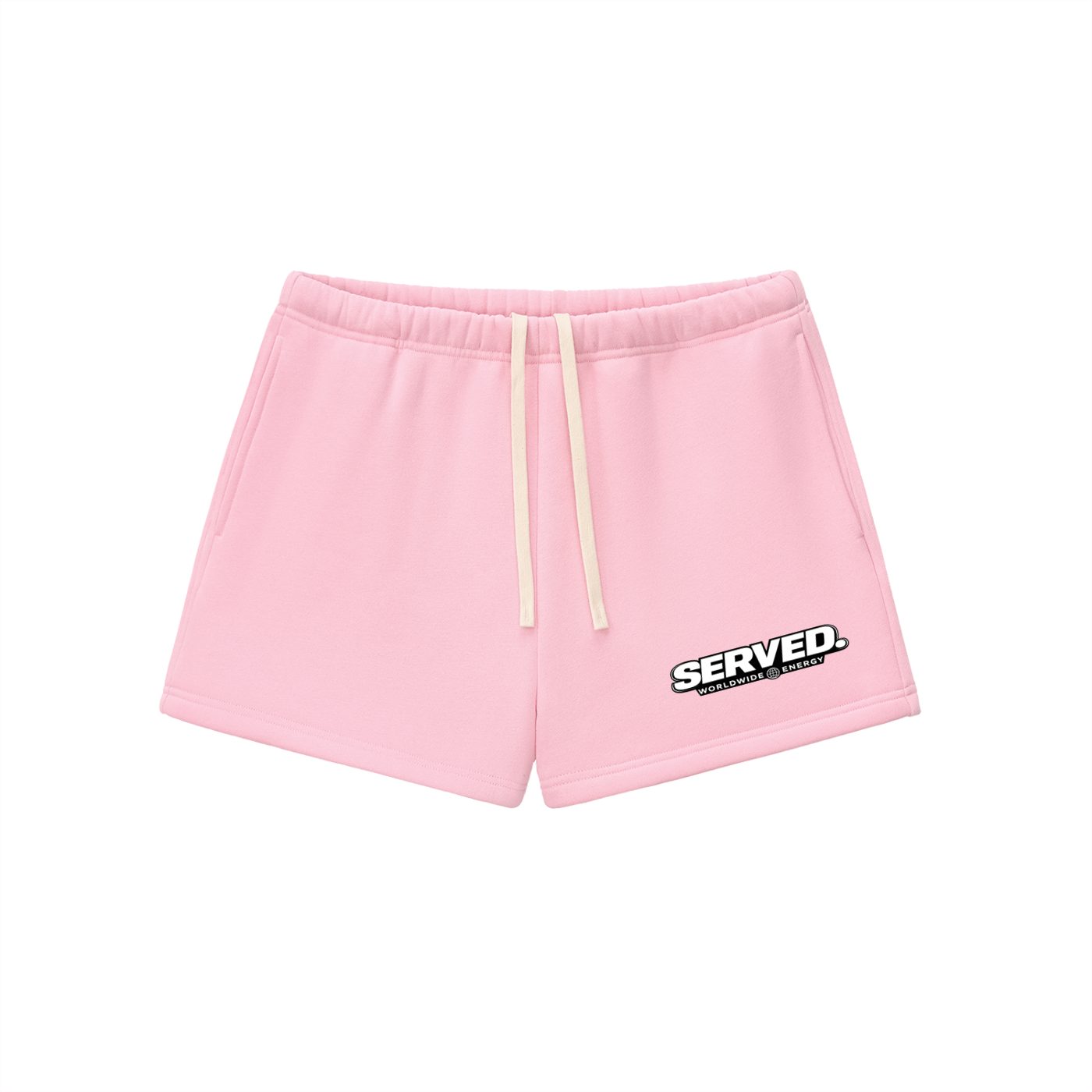 Served. Worldwide Energy Women's Drawstring Sweatshorts