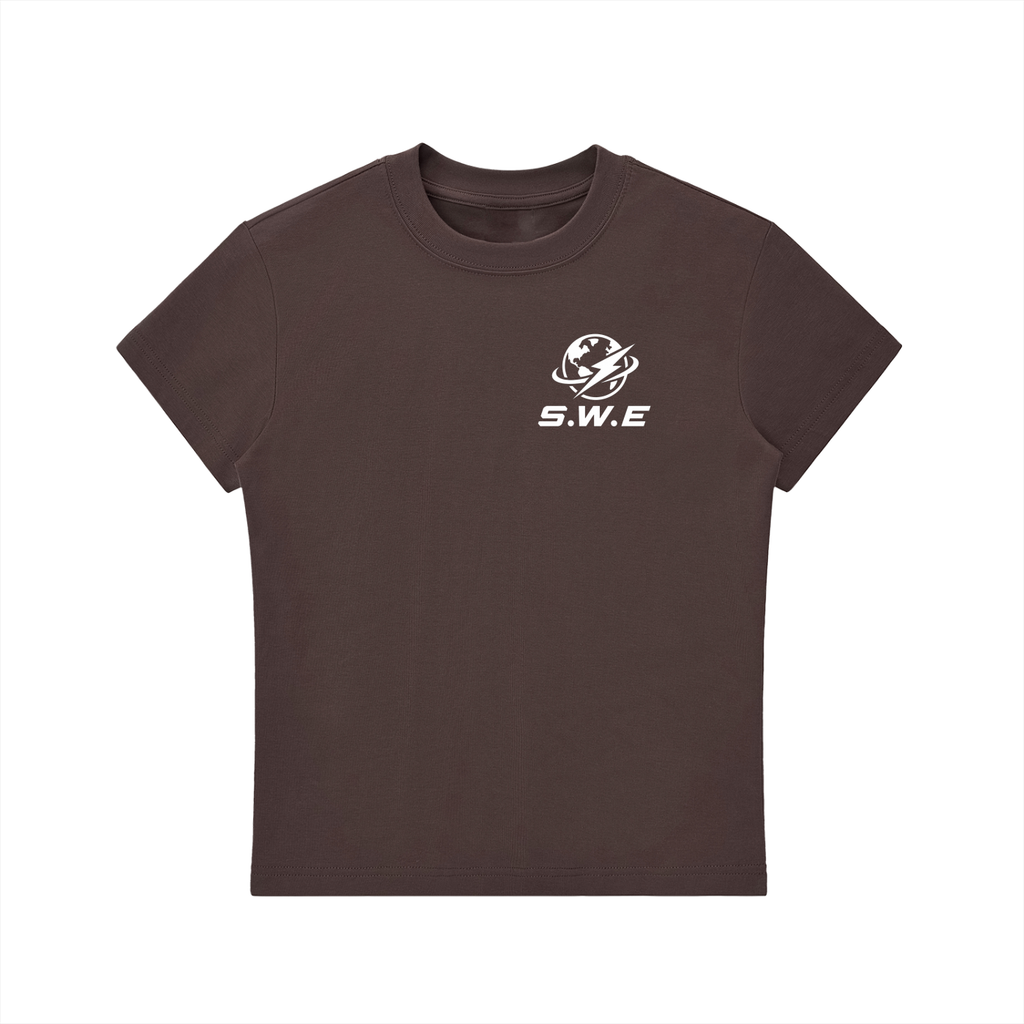 Served. Worldwide Energy Women’s Bodycon Crewneck T-Shirt