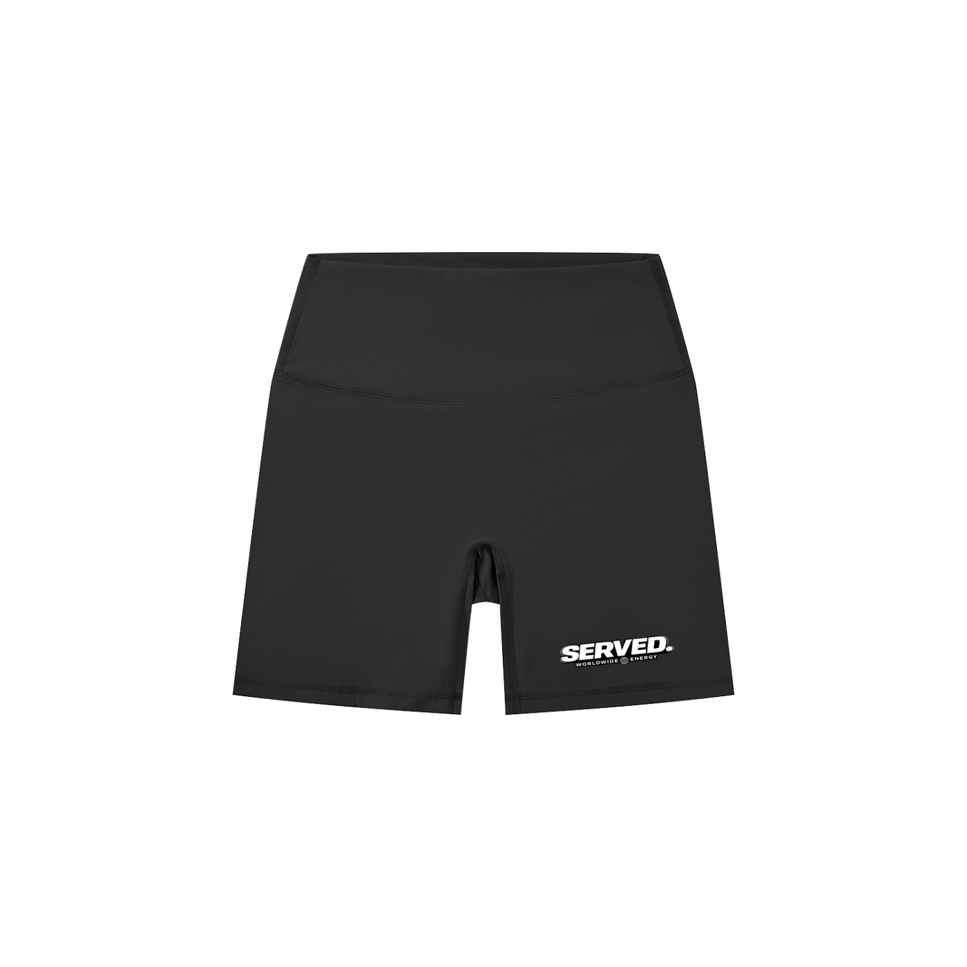 Served. Worldwide Energy Women’s High-Waisted Biker Shorts