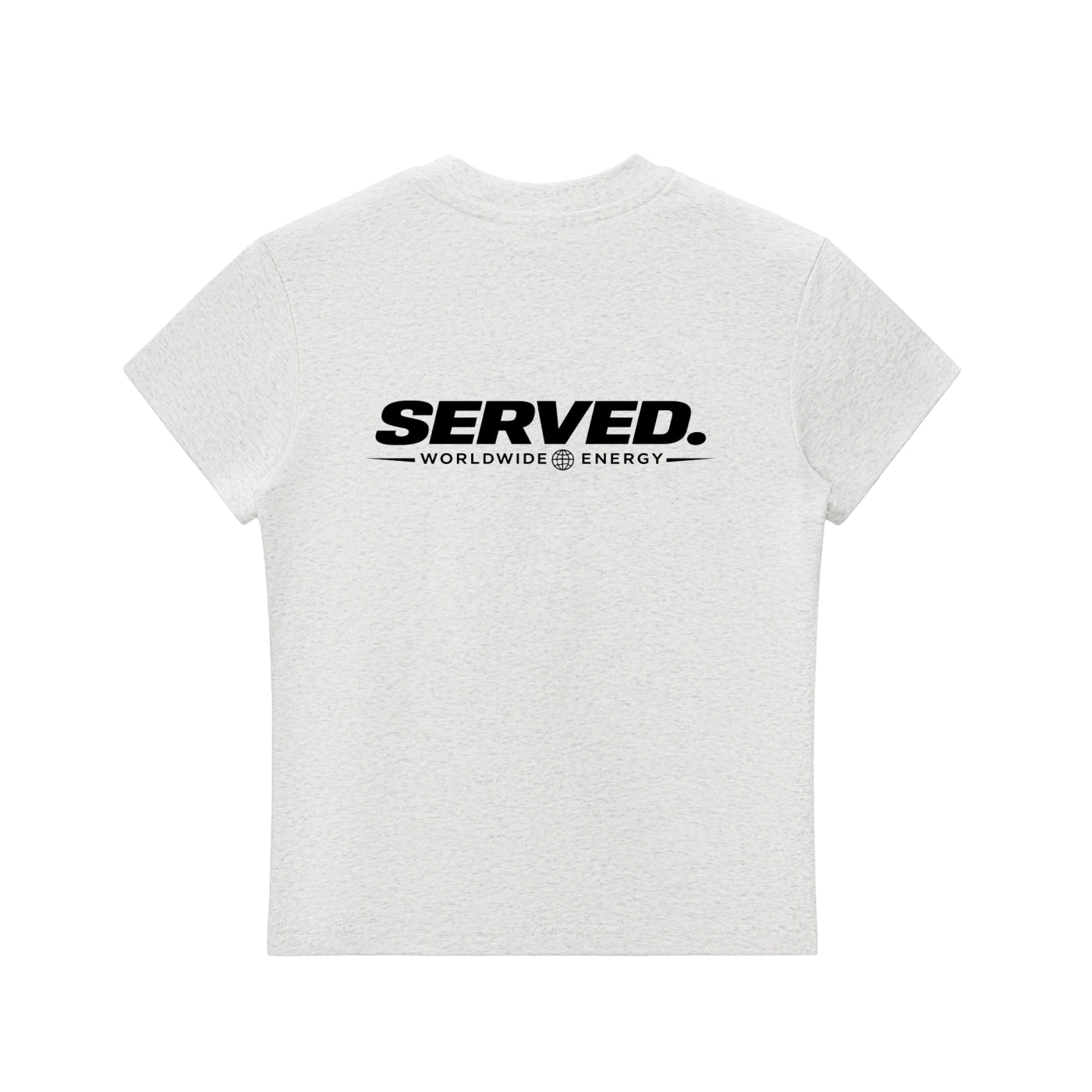 Served. Worldwide Energy Women’s Bodycon Crewneck T-Shirt