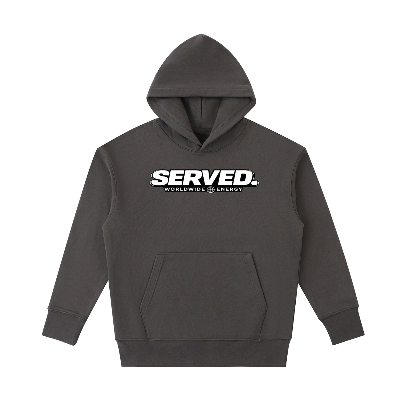 Served. Worldwide Energy Heavyweight Cotton Hoodie
