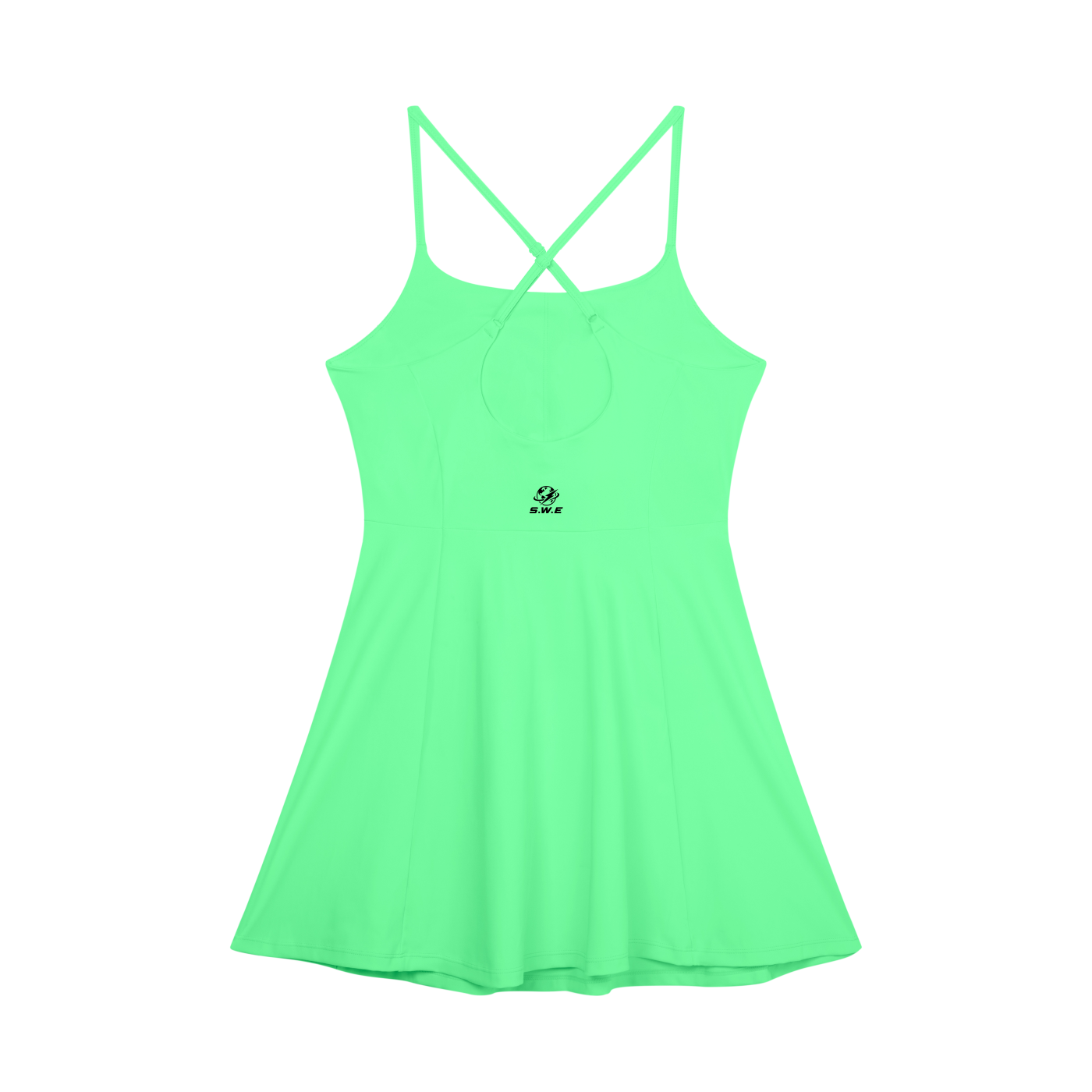Served. Worldwide Energy Paneled A-Line Dress